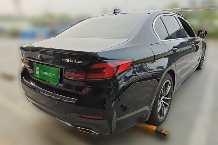 Used BMW 5 Series New Energy 2021 535Le M Sport Package Rear Right 45 Deg