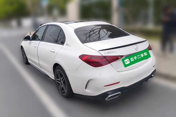 Used Mercedes-Benz C-Class 2023 C 260 L Bright Night Sports Edition Rear Left 45 Deg