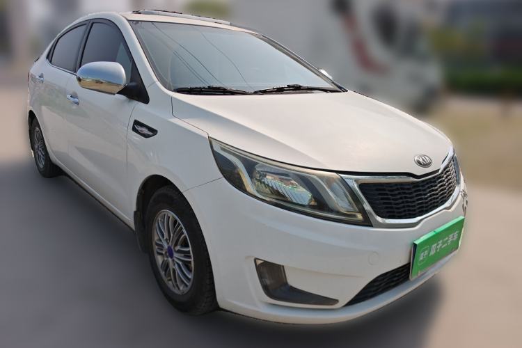 Used Kia K2 2012 Sedan 1.4L MT GLS Commemorative Edition Front Right 45 Deg