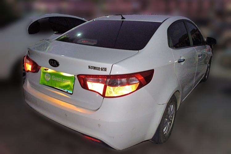 Used Kia K2 2012 Sedan 1.4L Automatic GLS Commemorative Edition Rear Right 45 Deg