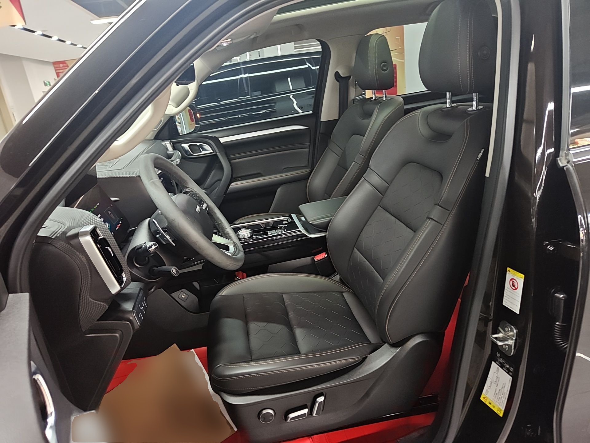 Переднее сиденье в автомобиле