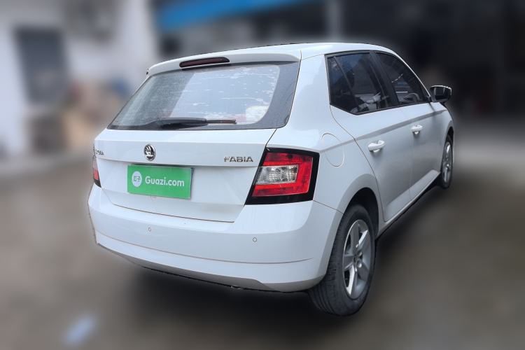 Used Skoda Fabia 2017 1.4L Automatic Car Enjoy Edition Rear Right 45 Deg