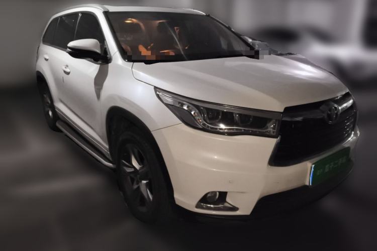 Used Toyota Highlander 2015 2.0T Four-Wheel Drive Luxury Edition 7-Seater Front Right 45 Deg