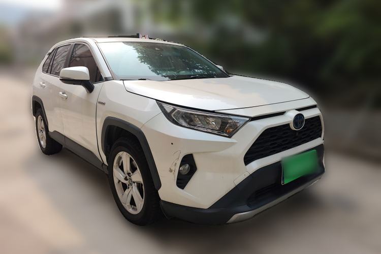 Used Toyota RAV4 2020 Dual-Engine 2.5L E-CVT Two-Wheel Drive Elite Edition Front Right 45 Deg