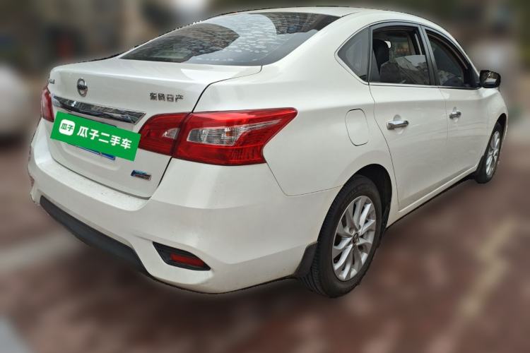 Used Nissan Sylphy 2019 1.6XV CVT Smart Connect Luxury Edition China V Standard Rear Right 45 Deg