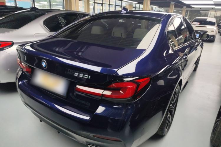 Used BMW 5 Series 2022 530i Sport Line M Sport Package Rear Right 45 Deg