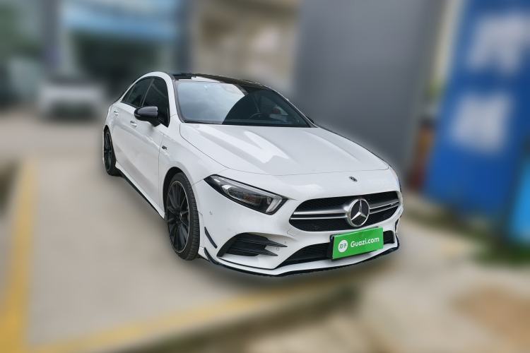 Used Mercedes-Benz A AMG 2020 AMG A 35 L 4MATIC Front Right 45 Deg