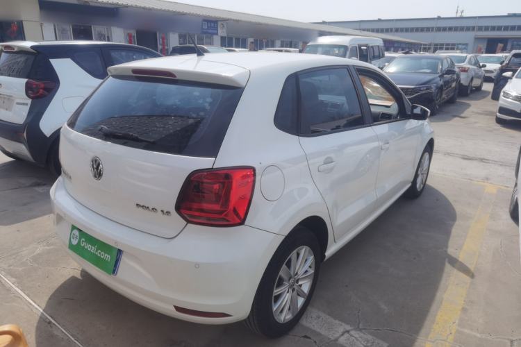 Used Volkswagen Polo 2014 1.6L Automatic Comfort Edition Rear Right 45 Deg