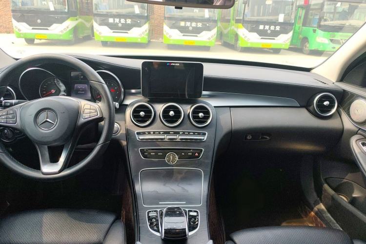 Used Mercedes-Benz C-Class 2017 Facelift C 200 L Sport Edition Audio And AC Panel