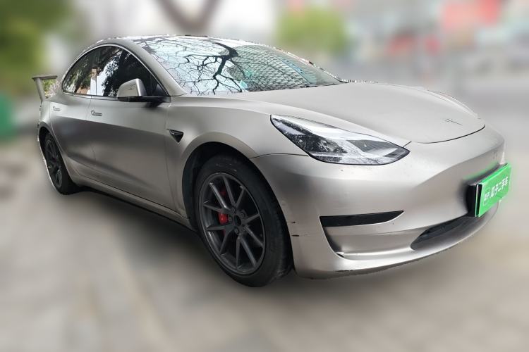 Used Tesla Model 3 2021 Standard Range Rear-Drive Upgraded Version Front Right 45 Deg