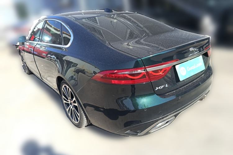 Used Jaguar XFL 2021 XFL 2.0T P250 Two-Wheel-Drive Luxury Deluxe Edition Rear Left 45 Deg