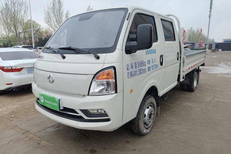 Used CHANGAN KUAYUE Zhe D5 2021 1.6L Standard Edition Double-Cab Flatbed with Dual Rear Wheels 3050mm Cargo Bed DAM16KL