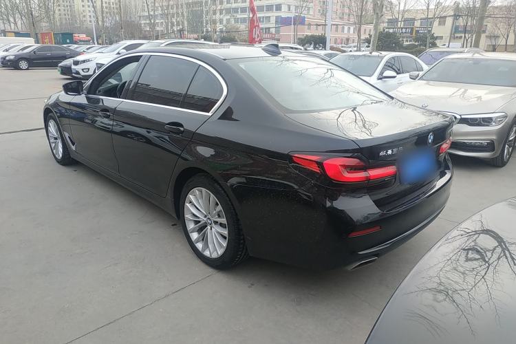 Used BMW 5 Series 2022 Restyled 525Li Luxury Package Rear Left 45 Deg