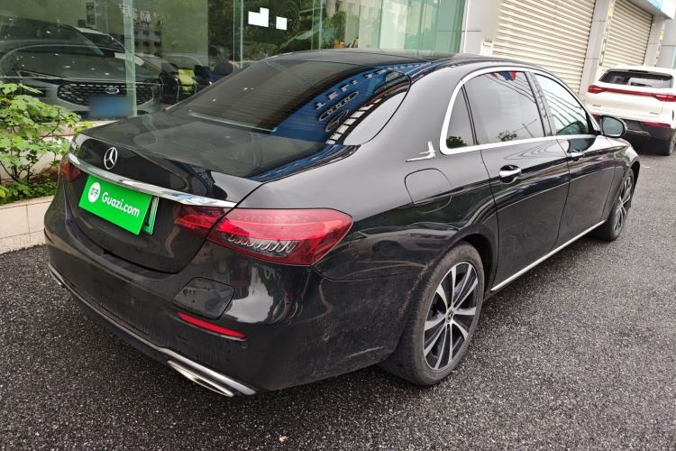 Used Mercedes-Benz E-Class New Energy 2022 Second Facelift E 350 e L Plug-in Hybrid Sedan Rear Right 45 Deg