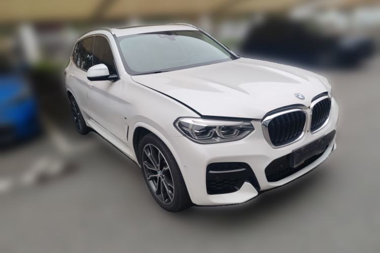Used BMW X3 2020 xDrive30i Luxury Model with M Sport Package Front Right 45 Deg