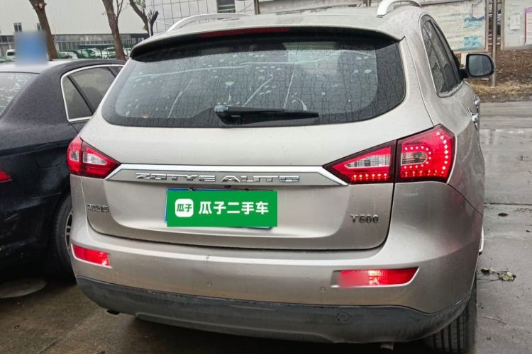 Used Zotye T600 2015 1.5T Manual Luxury Model Rear