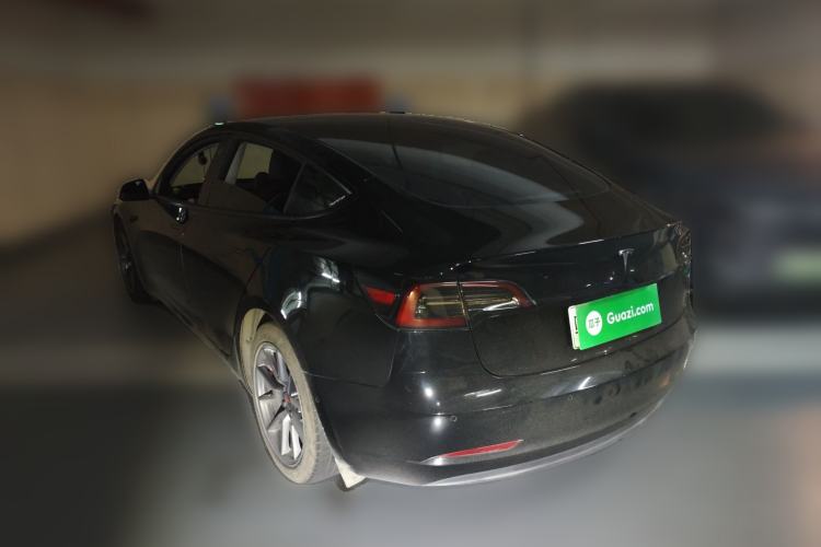Used Tesla Model 3 2021 Standard Range Rear-Wheel Drive Upgraded Version 3D6 Rear Left 45 Deg