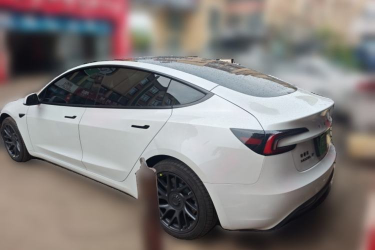 Used Tesla Model 3 2025 Model Revised Long-Range All-Wheel-Drive Version Rear Left 45 Deg