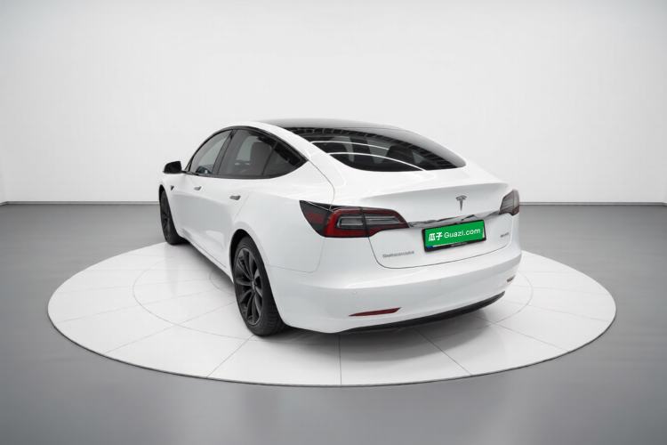 Used Tesla Model 3 2021 Standard Range Rear-Wheel Drive Upgraded Version 3D6 Rear Left 45 Deg