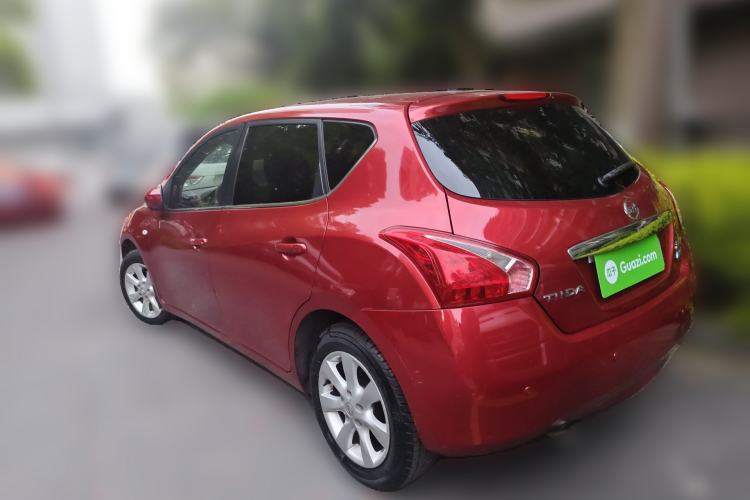 Used Nissan Tiida 2011 1.6L CVT Smart Version Rear Left 45 Deg