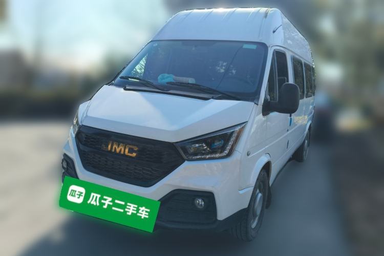 Used JMC Transit 2021 2.8T Space King Standard Version Long Wheelbase Mid-Height Roof Rear Single Tire – Step 6-Seater Diesel China VI Emission Standard JX493