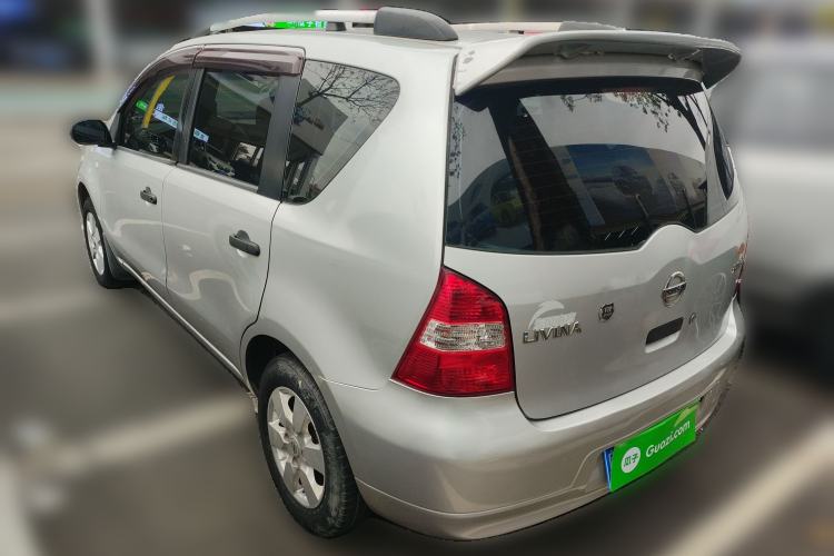 Used Nissan Livina 2010 Jingyue Edition 1.6L Manual All-Around Model Rear Left 45 Deg