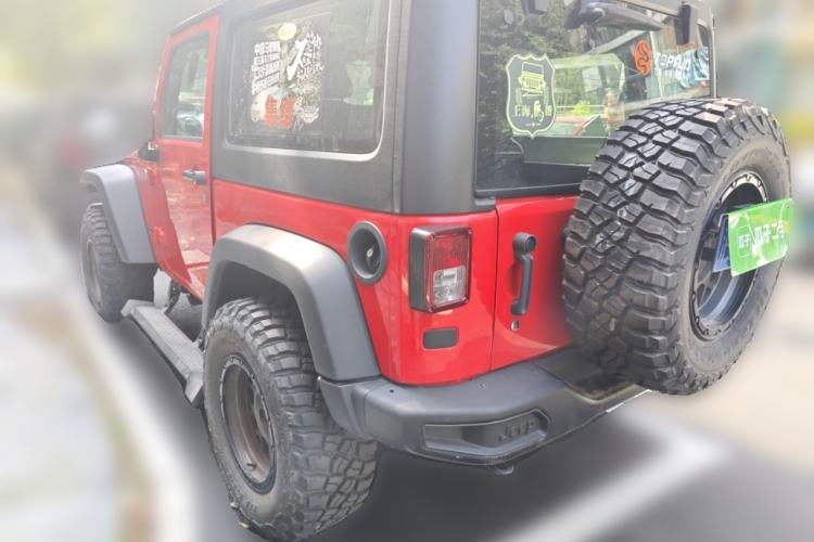 Used Jeep Wrangler 2015 3.6L Rubicon Two-Door Comfort Edition Rear Left 45 Deg