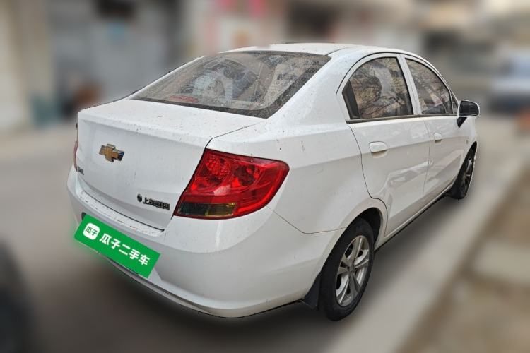 Used Chevrolet Sail 2013 Sedan 1.4L AMT Enjoy Edition Rear Right 45 Deg
