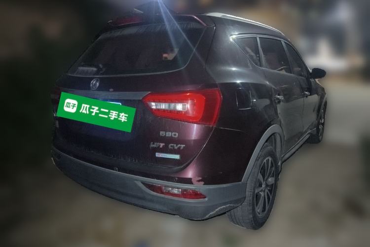 Used Dongfeng Fengon 580 2016 1.5T CVT Luxury Model Rear Right 45 Deg