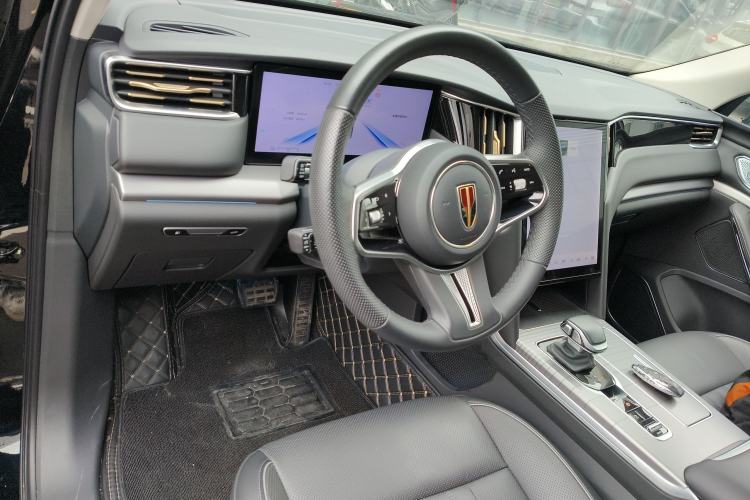 Used Hongqi HS7 PHEV 2024 2.0T PHEV Four-Wheel Drive Flagship Edition 6 Seats Center Console