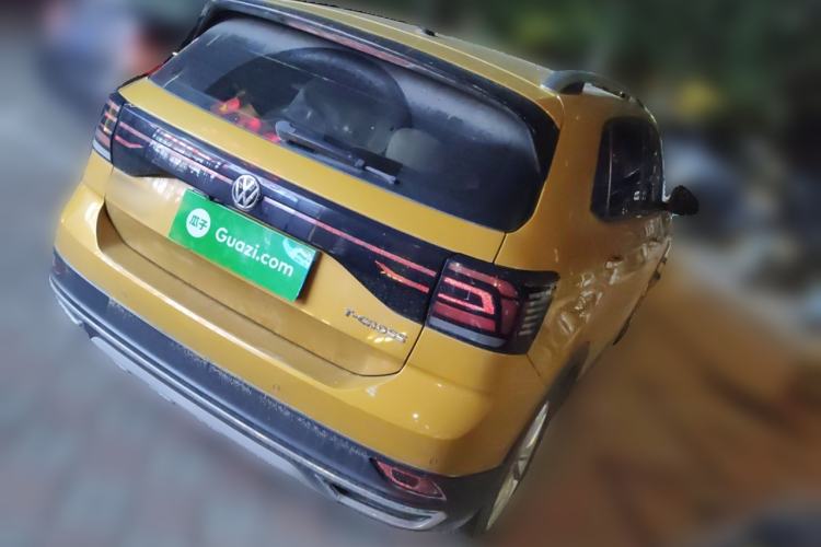 Used Volkswagen T-Cross 2019 1.5L Automatic Comfort Edition Rear Right 45 Deg