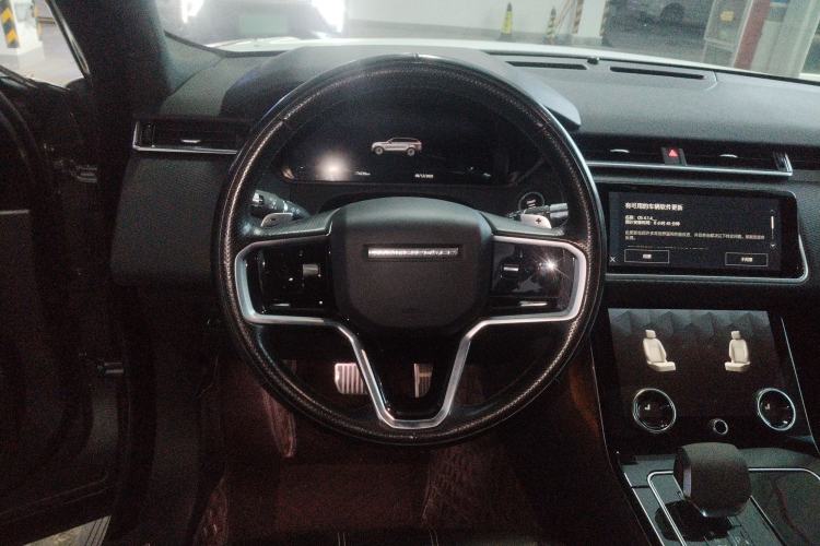 Used Land Rover Range Velar 2021 P250 Sparkling Black Limited Edition Steering Wheel