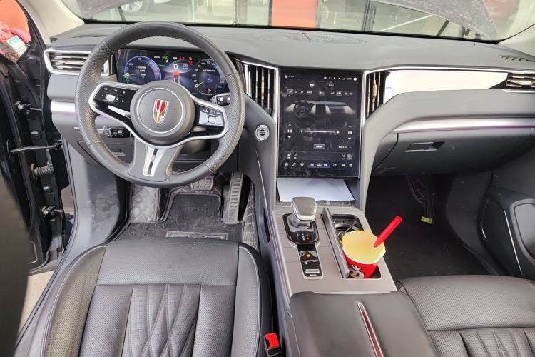 Used Hongqi HS7 PHEV 2024 2.0T PHEV Four-Wheel Drive Flagship Edition 6 Seats Center Console