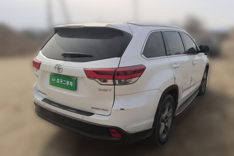 Used Toyota Highlander 2021 2.0T Four-Wheel Drive Luxury Edition 7 Seats Rear Right 45 Deg