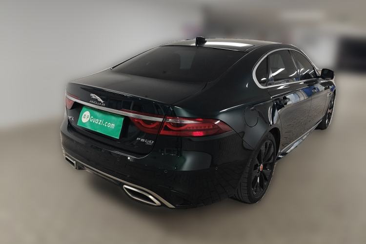 Used Jaguar XFL 2023 XFL 2.0T P250 Two-Wheel-Drive Prestige Luxury Gold Edition Rear Right 45 Deg