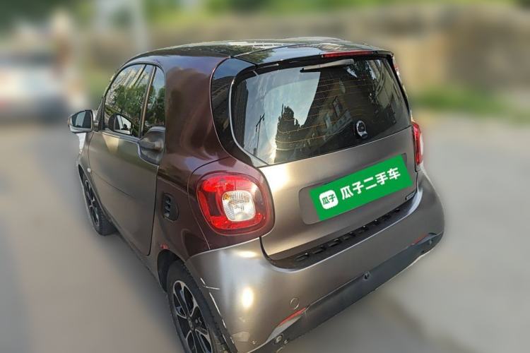 Used smart fortwo 2015 1.0L 52 kW Hardtop Passion Edition Rear Left 45 Deg