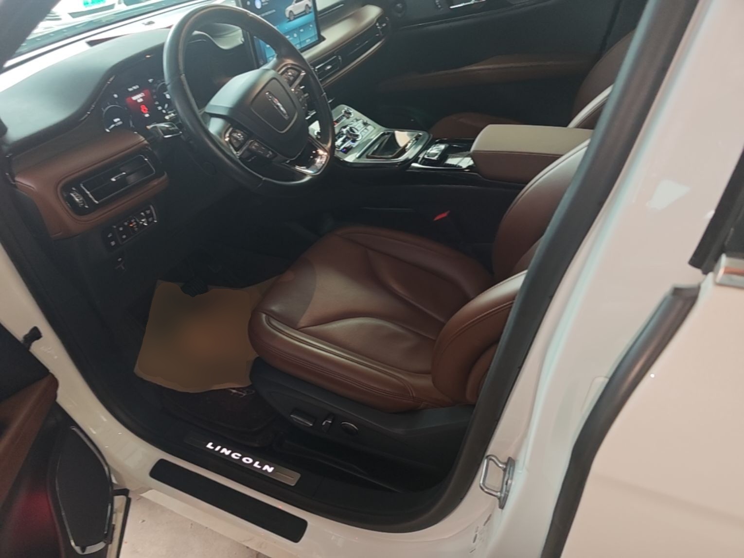 Vordere Reihe im Auto
