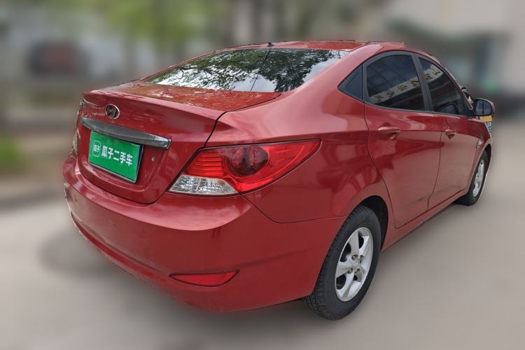 Used Hyundai Verna (older generation) 2010 Sedan 1.4L Automatic Fashionable GT Model Rear Right 45 Deg