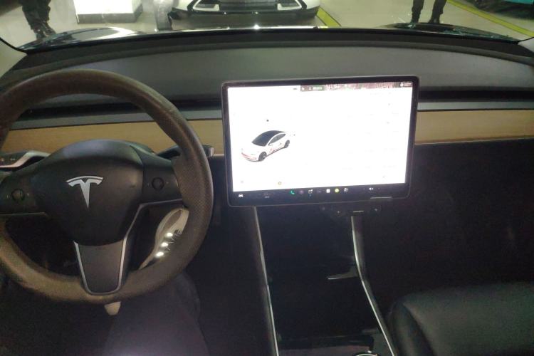 Used Tesla Model 3 2019 Long-Range All-Wheel-Drive Version Steering Wheel