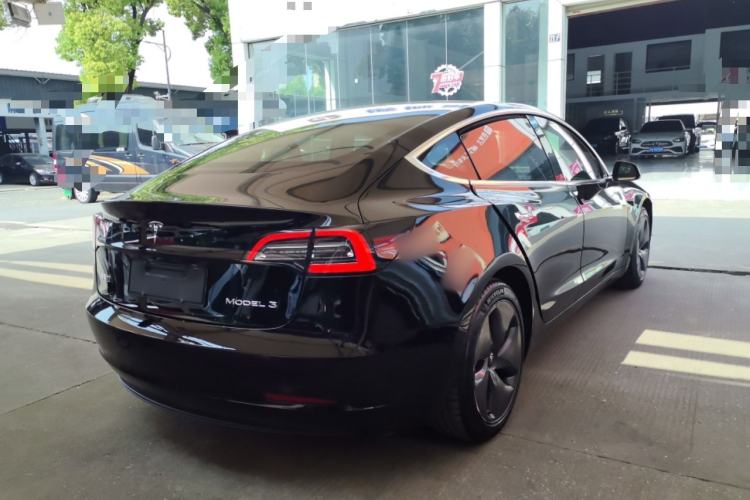 Used Tesla Model 3 2020 Refreshed Version Long-Range Rear-Wheel Drive Rear Right 45 Deg