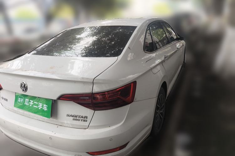 Used Volkswagen Sagitar 2019 280TSI DSG Comfort Version China VI Standard Rear Right 45 Deg