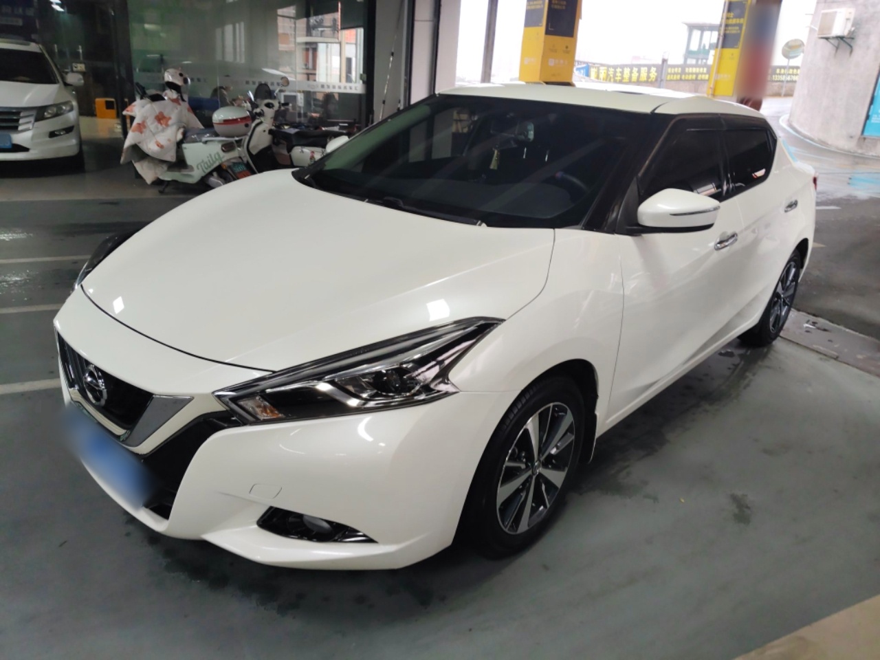 تحت مقدمة السيارة