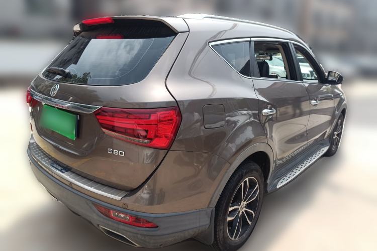 Used Dongfeng Fengon 580 2017 1.5T CVT Smart Style Model Rear Right 45 Deg