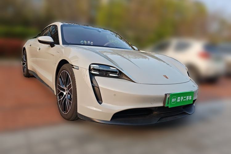 Used Porsche Taycan 2022-Year Updated Taycan Front Right 45 Deg