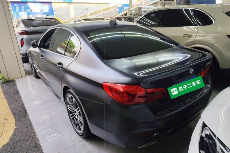 Used BMW 5 Series 2020 540i Sport Line M Sport Package Rear Left 45 Deg