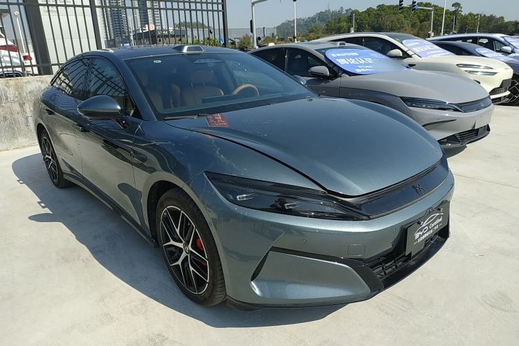 Used BYD Han L 2025 DM-p Four-Wheel-Drive LiDAR Flagship Model Front Right 45 Deg
