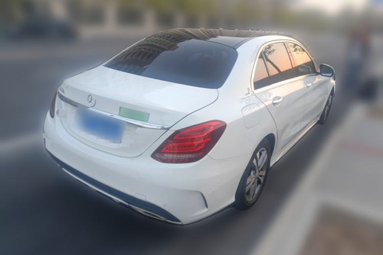 Used Mercedes-Benz C-Class 2017 C 200 L Sport Edition Rear Right 45 Deg