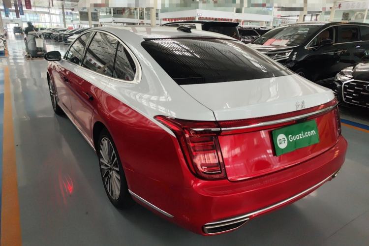 Used Hongqi H9 2022 2.0T Smart Connect Flagship Edition Rear Left 45 Deg