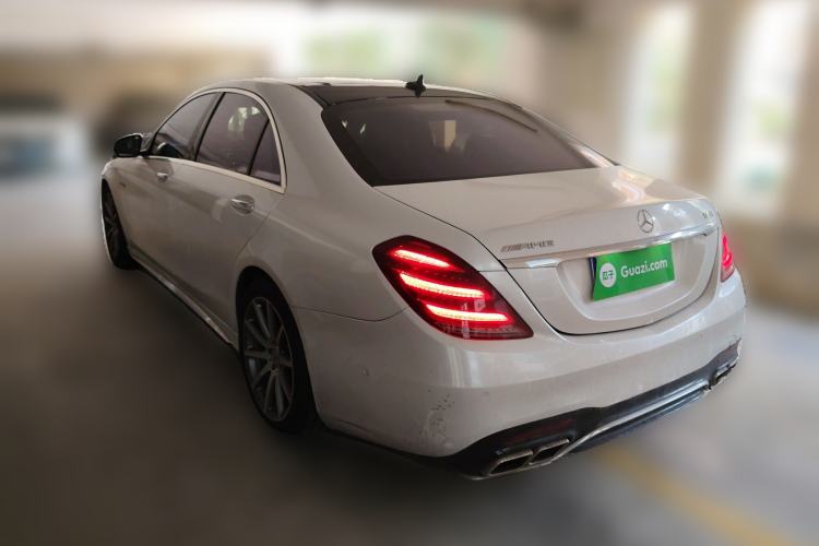 Used Mercedes-Benz S-Class AMG 2016 AMG S 63 L 4MATIC Rear Left 45 Deg