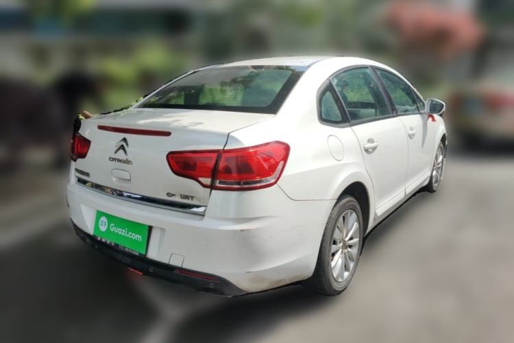 Used Citroen C-Quatre 2013 Sedan 1.6L Manual - Prestige Model Rear Right 45 Deg